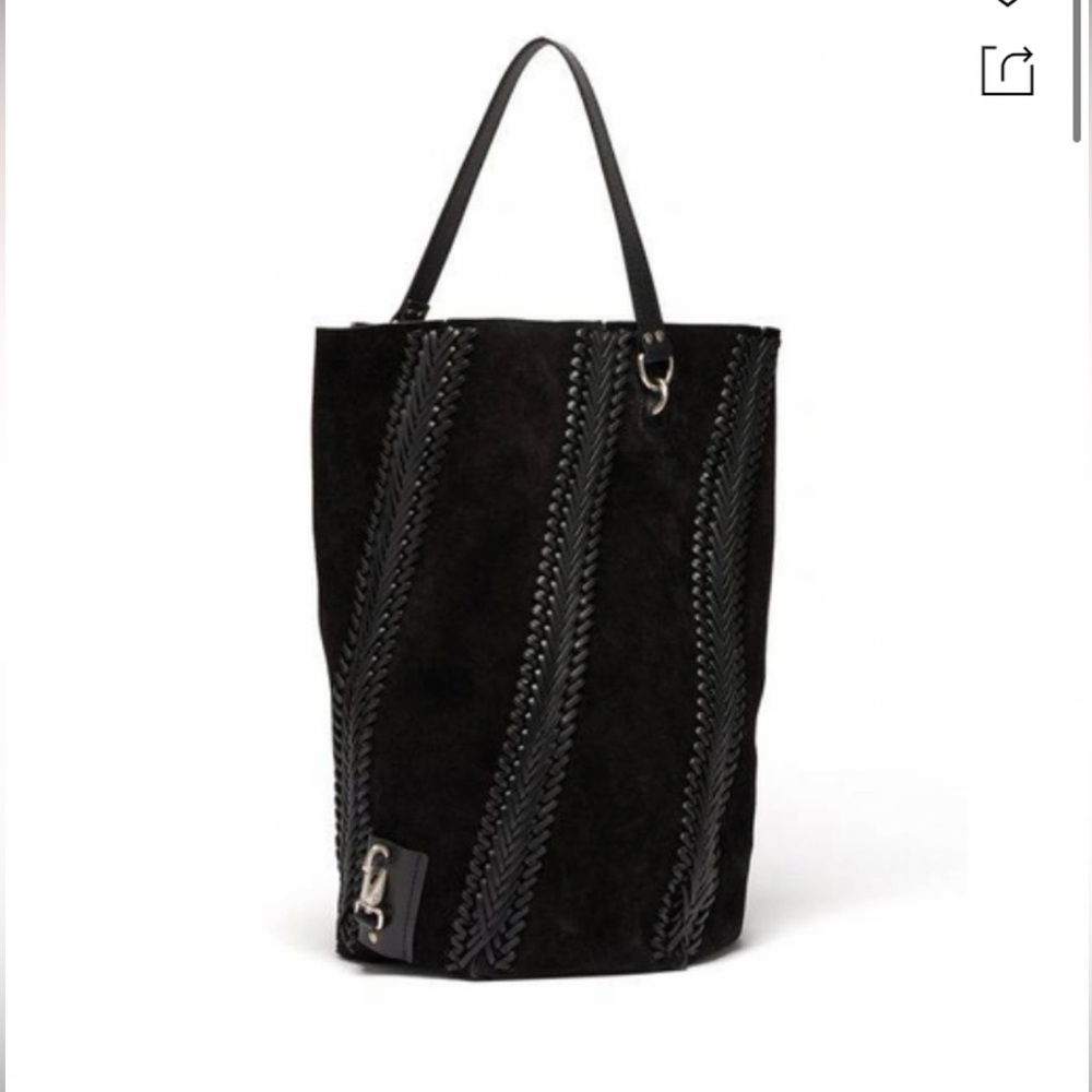 Proenza Schouler Hex Black Bucket Bag